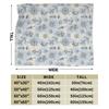 Nautical Anchor Boat Flannel Blankets Winter Warm Soft Bedding Throws Boys Couch Chair Street Trend Bedspread Sofa Bed Cover