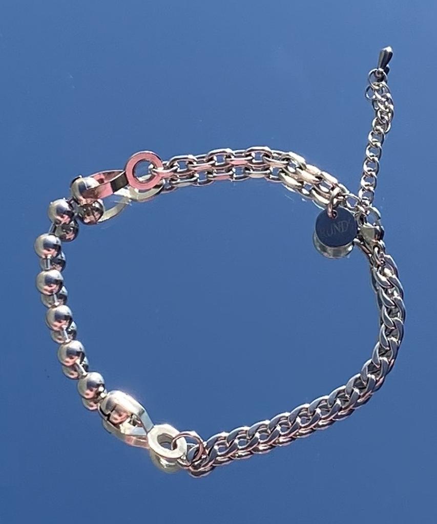 Runds Mix Chain Bracelet