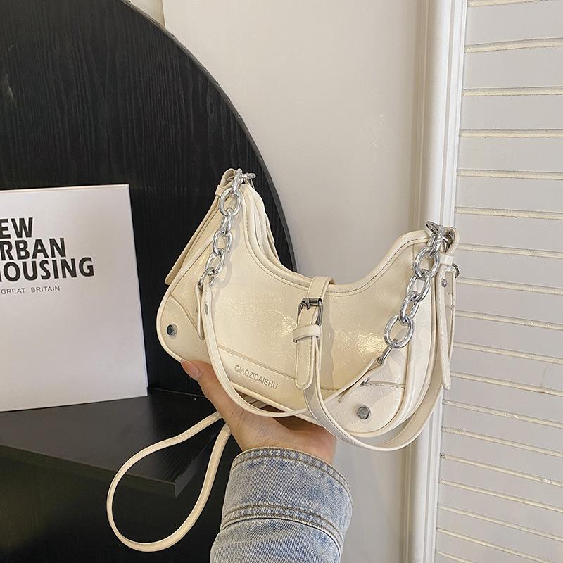 Bag Women's 2025 Summer New One Shoulder Underarm Bag Niche Design Chain Bag Fashion One Shoulder Crossbody Bag