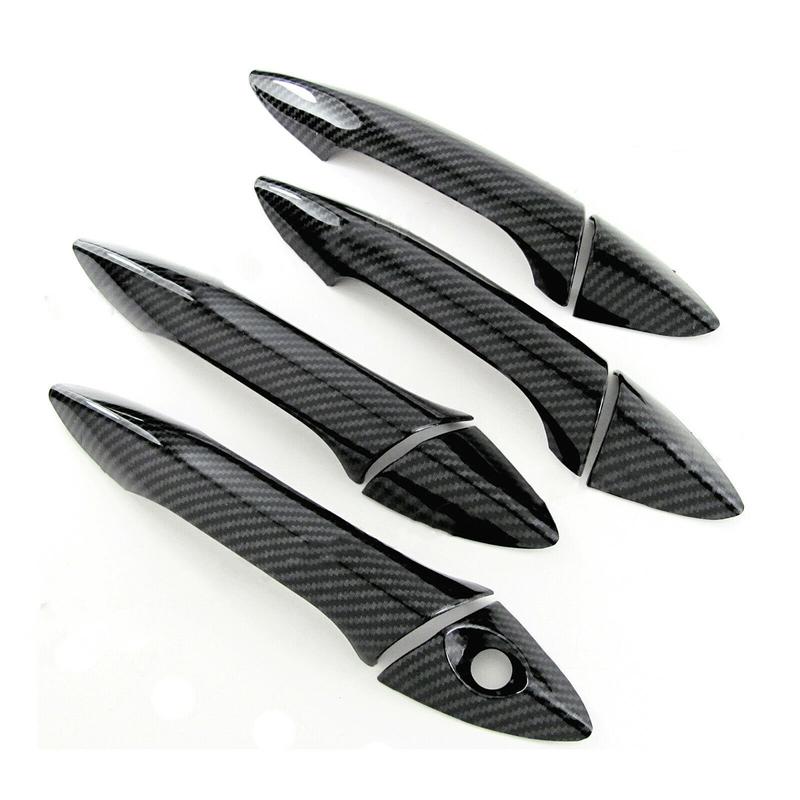 For 2011-2016 Hyundai Elantra Sedan Carbon Fiber Side Door Handle Covers Trims