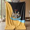 Coperta in Flanella con Stampa del Newcastle United Football, Coperta Morbida Calda Leggera per Divano Letto Campeggio