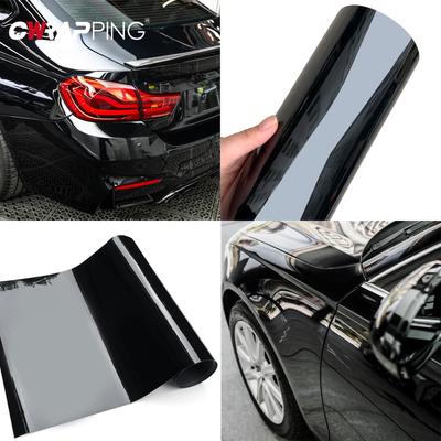 Motorcycle Stickers PET Glossy Black Vinyl Wrap Film Self Adhesive Waterproof Color Changing Stickers Motorcycle Car Accessories