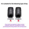 Car Remote Key Case Cover Protect Shell Fob For Toyota Corolla Cross Yaris Prius Hilux Land Cruiser Prado Crown Tlk Camry Lc200