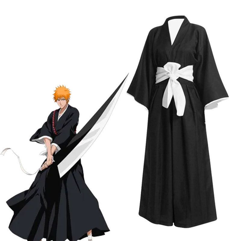 Bleach Thousand Year Blood War Cosplay Kurosaki Ichigo Deathbringer Zangetsu Cosplay Performance Stage Costume