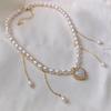 Fashion Heart-shaped Pearl Necklace