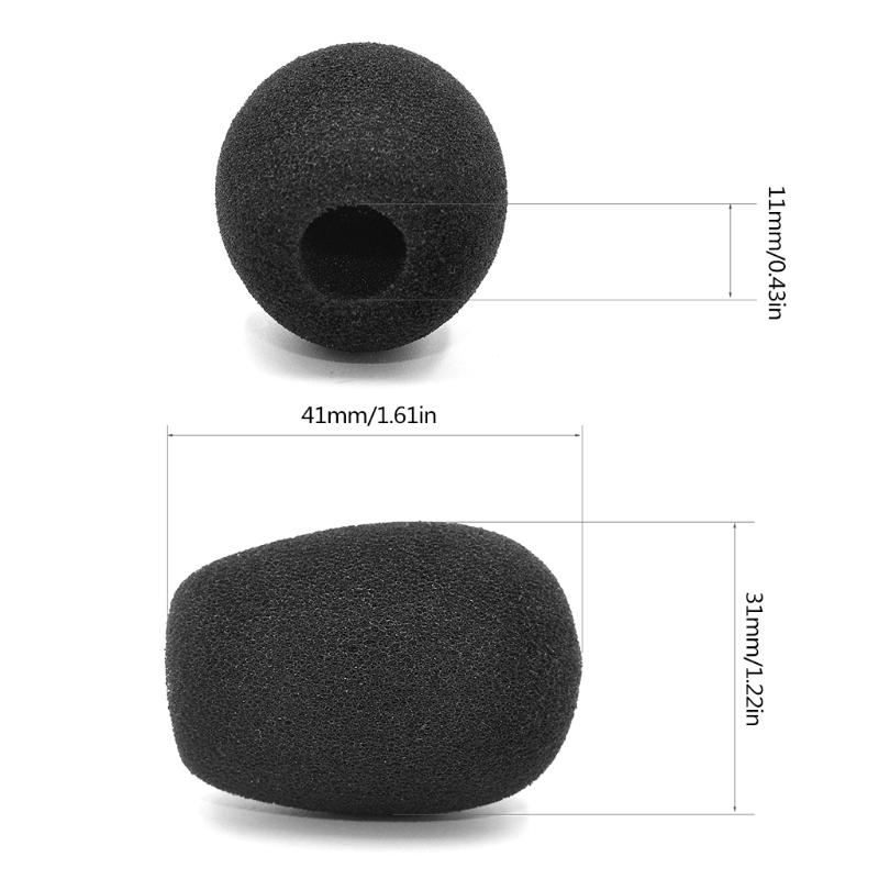 Thick Handheld Stage Microphones Windscreen Foam for  BlackShark Mics Environmentally Friendly Sponge