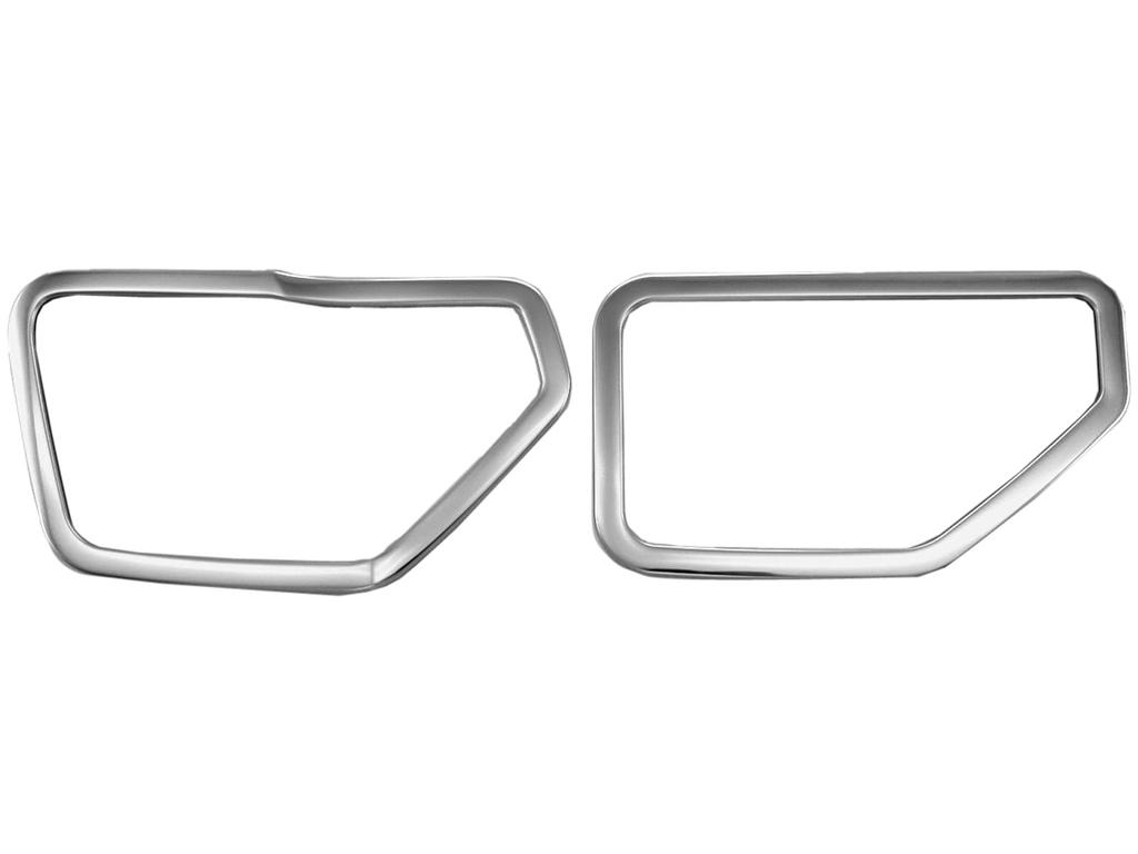 BRIGHTZ Finish Stainless Steel Plated Wiper Base Rings for Taft Compatible with and 910 Ultra-Mirror (2-Piece Set) LA900S/LA910S (FRO-ETC-MID-029)