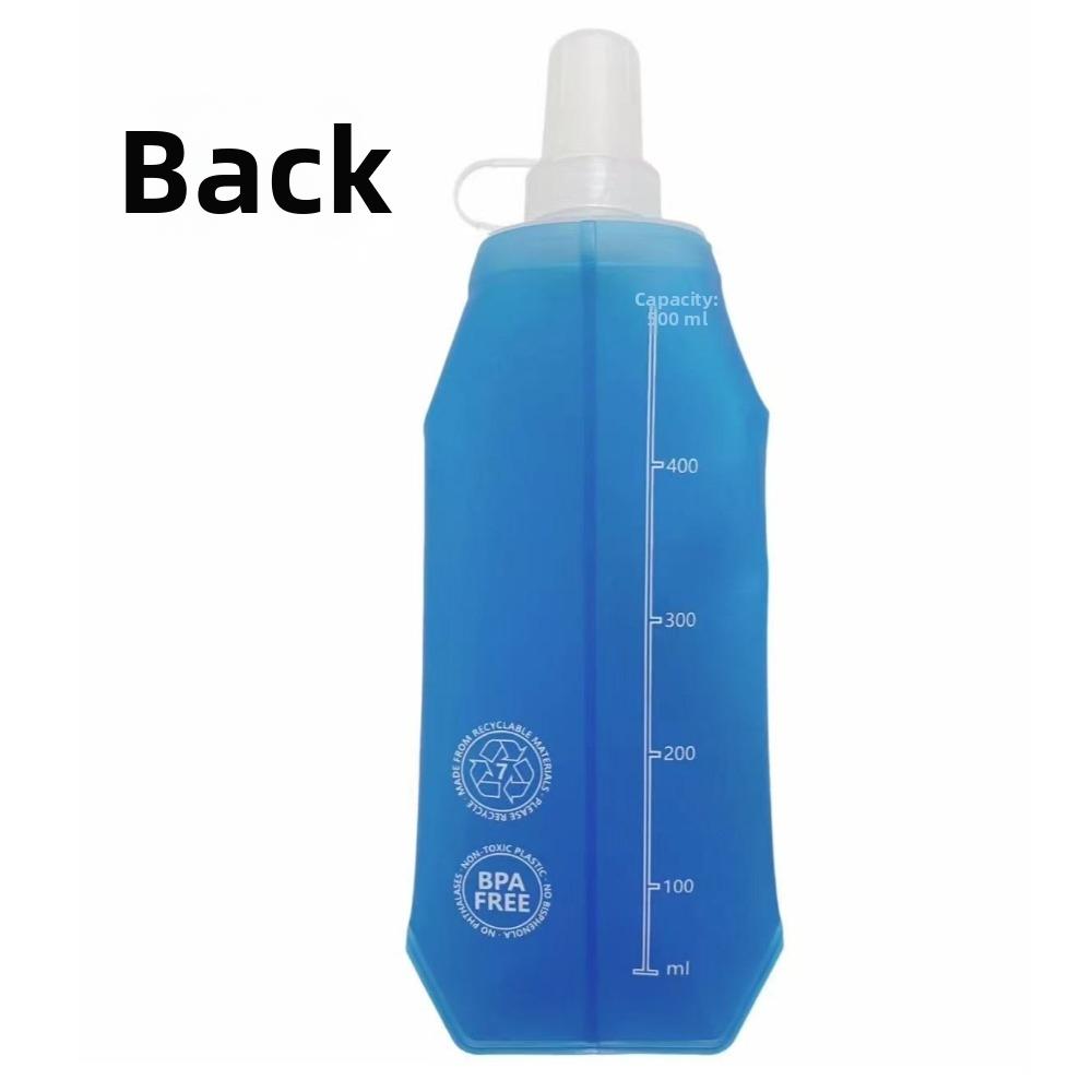 Leak-Proof Cycling Water Bottle High Flow Folding Water Bottle Collapsible Water Bottle  Travel