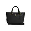 Alice 21 Zipper Closure Multi-Functional Pocket Crossgrain Leather Handbag Women Handbags Black CA224-IMBLK