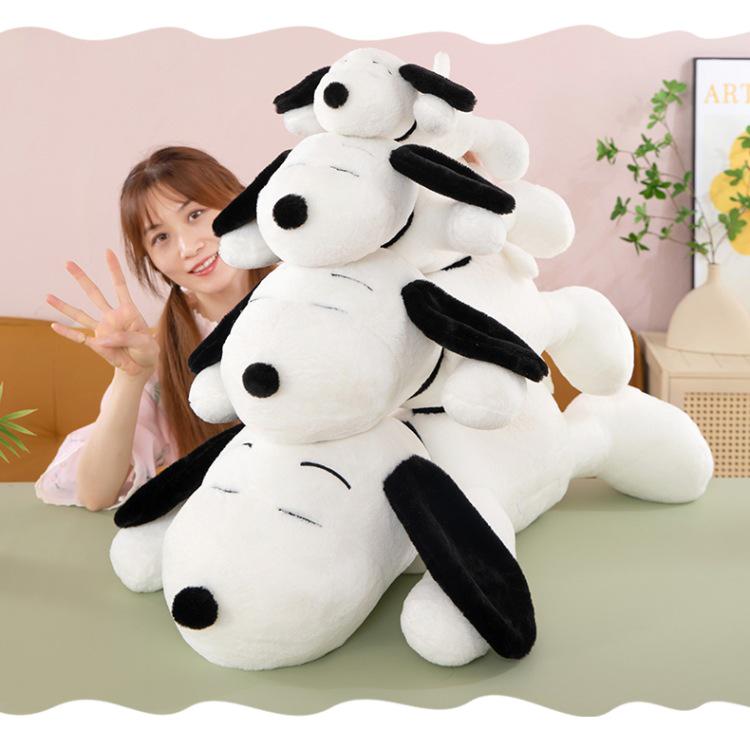 Large Snoopy Plush Toy - Cute Lying Dog Pillow Doll Holiday Gift