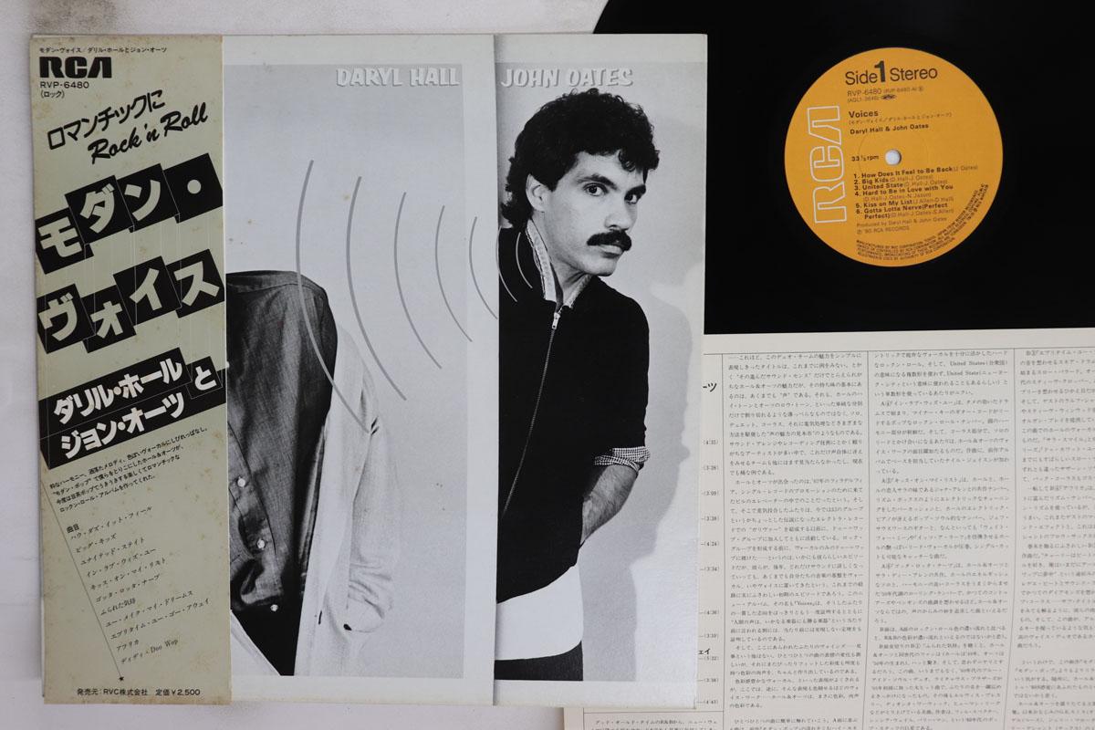 

LP Record DARYL HALL JOHN OATES Voices Embossed Sleeve RVP6480 RCA 1980 Japan Obi Rock Used
