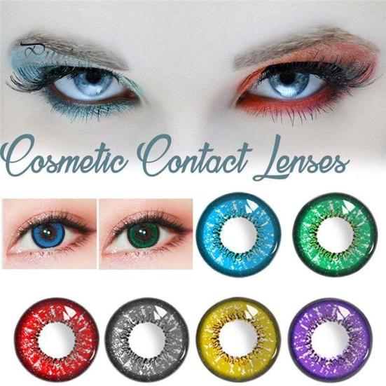 HEMA 1Pair Eye Contacts Lenses Safe Ergonomic Beauty Cosmetics Contact