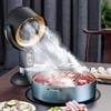 Adjustable Desktop Range Hood Soot Purifying Device Quiet Operation Kitchen Exhaust Hood ABS Texture for Kitchen