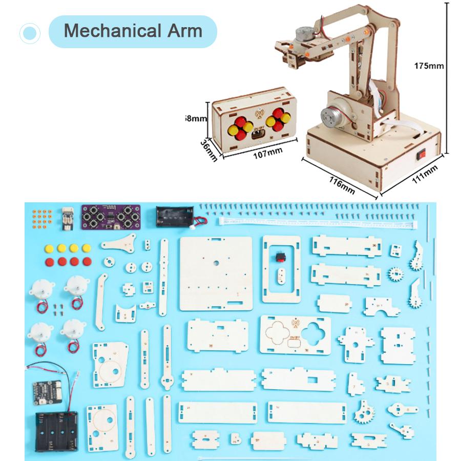 DIY Science Experiment Physical Model STEM Kit Handmade Assembly Craft Technology Kids Educational Toy Project for School Supply
