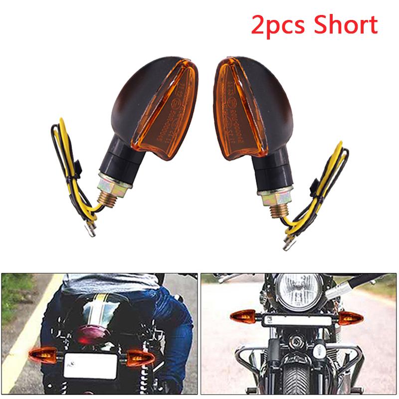 Universal Motorcycle Halogen Turn Signal Light Motorcycle Blinker Lights 12V 10mm Turn Signal Lamp For Honda For YAMAHA