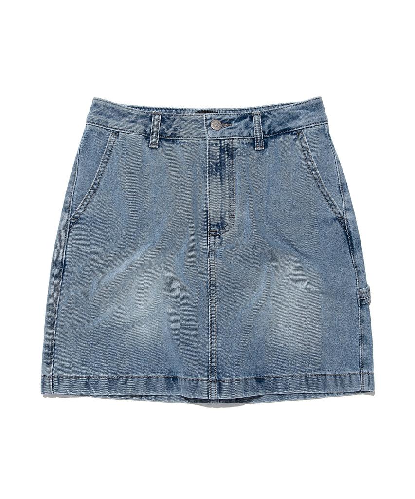 Lee Women Painter Denim Mini Skirt Indigo Light