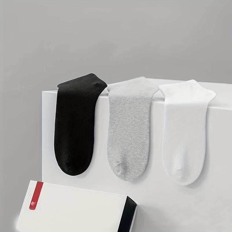 high quality15 Pairs Simple Unisex Solid Socks, Soft & Lightweight Low Cut Socks, Women's Stockings & Hosiery