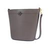 TORY BURCH Tang Liboqi McGraw's iconic double TLogo adjustable and detachable cross-body strap pebbled leather bucket bag hand-held 143544-963