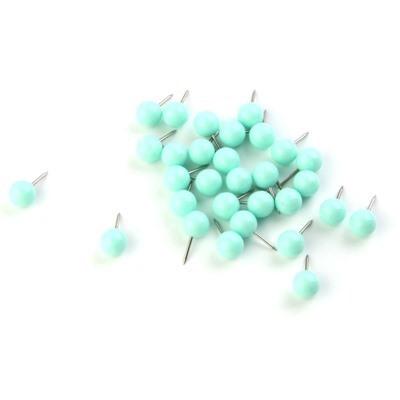 

50pcs Macaron colored earth nail, big head art character nail, soft wooden card, teacher s universal message, drawing pin