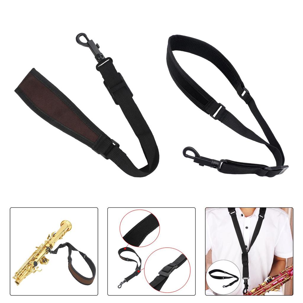 High Elastic Cotton Saxophone Shoulder Strap Shoulder Strap for Clarinet