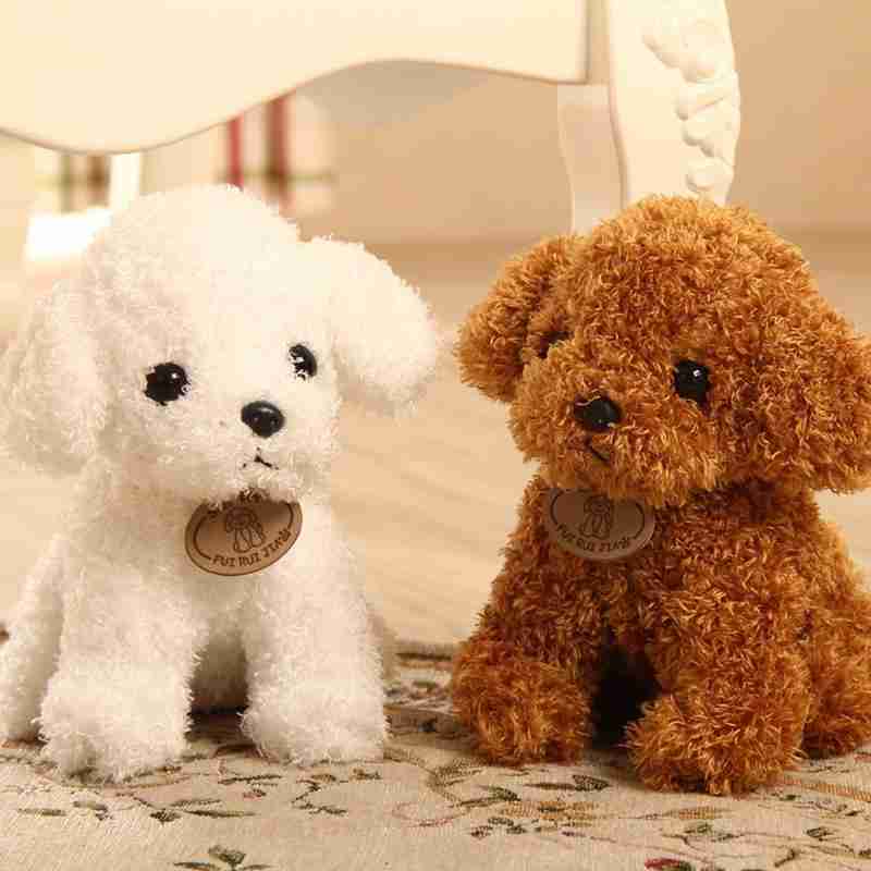 small realistic dog toy