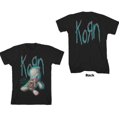 Vintage T-Shirt - Korn Unisex Top SOS Doll Back Print Nu Metal Classic Rock Tee