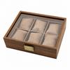 6-Slot Watch Storage Box Sturdy for Dresser, Gift Presentation
