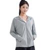 Women's Summer Plus Size Solid Color Loose Ice Silk Sun Protection Jacket Hooded Lightweight Breathable UV Coat