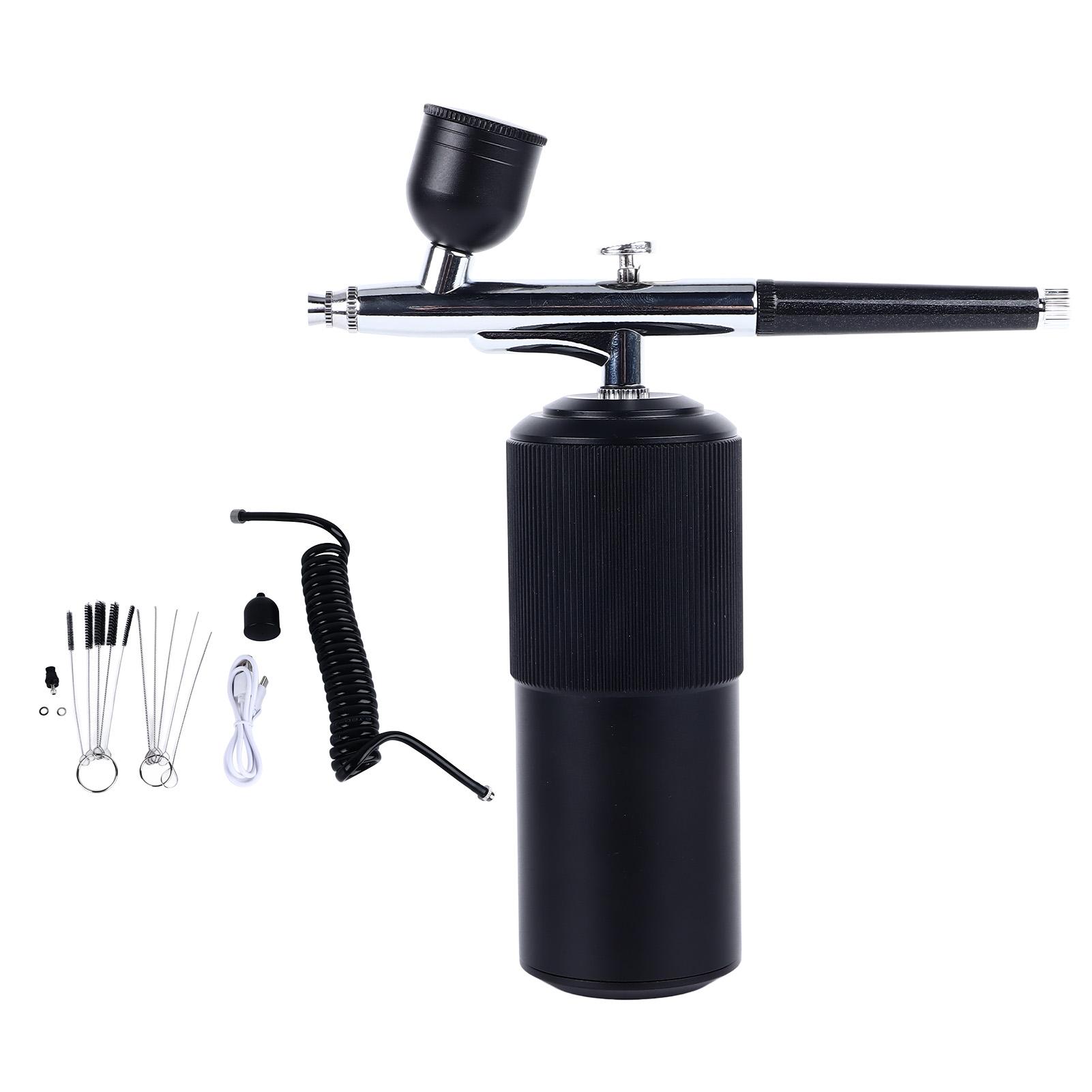 

Беспроводной аэрограф с компрессором от 23 до 26 фунтов на кв. дюйм, перезаряжаемый, 3 уровня, регулируемый аэрограф