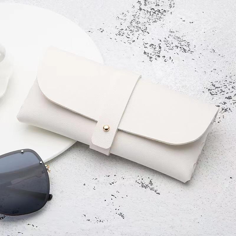 Unisex Fashion Soft Package PU Leather Sunglasses Case Presbyopia Glasses Packaging Box for Women Eyes Sunglasses Storage Boxes