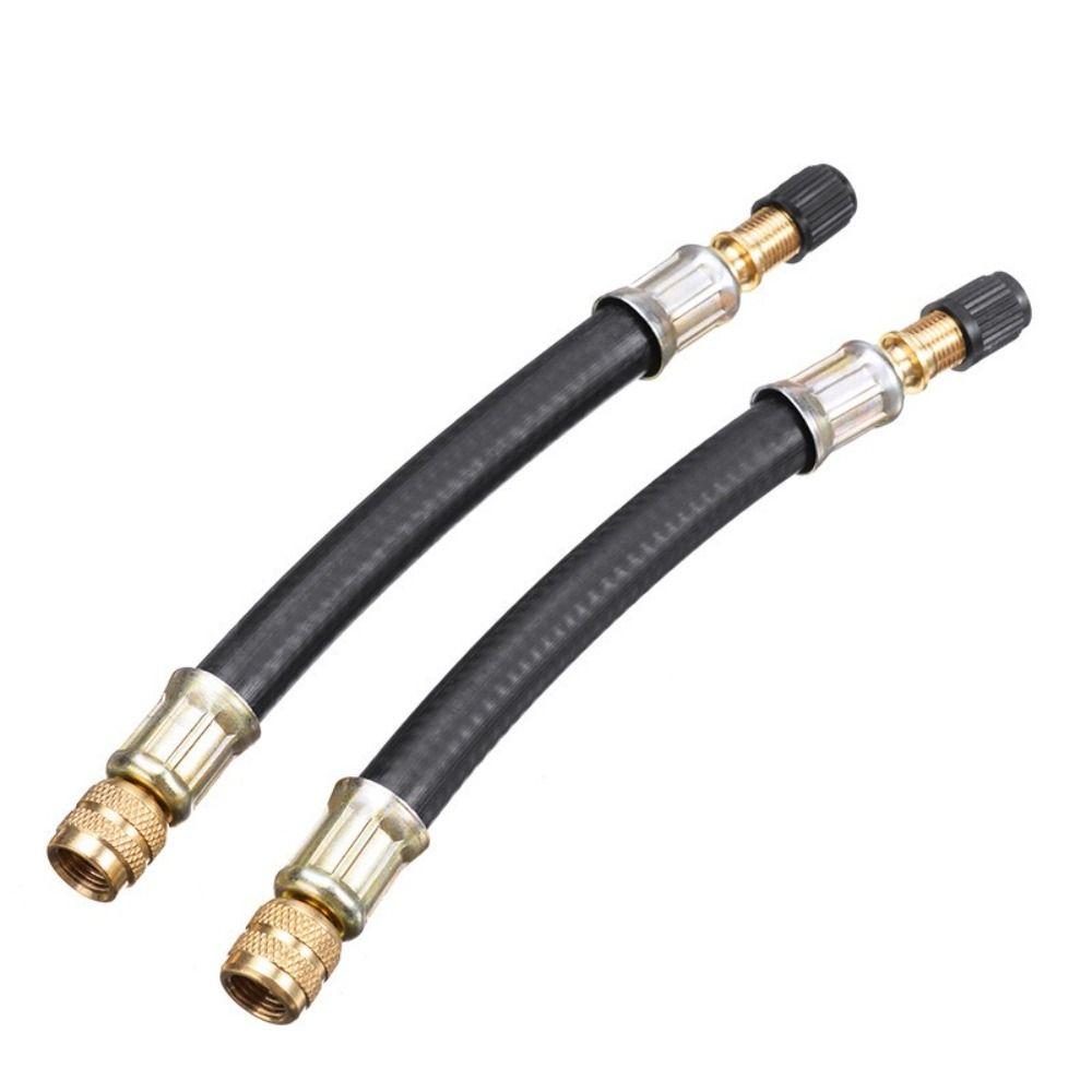 Flexible Braided Flexible Hose Rubber Tire Valve Adapter 1Pcs Tire Valve Extensions Car Wheels
