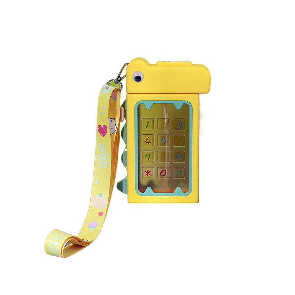 

Creative Cartoon Animal Water Cup Cartoon Portable Plastic Kettle Outdoor Activities жёлтый