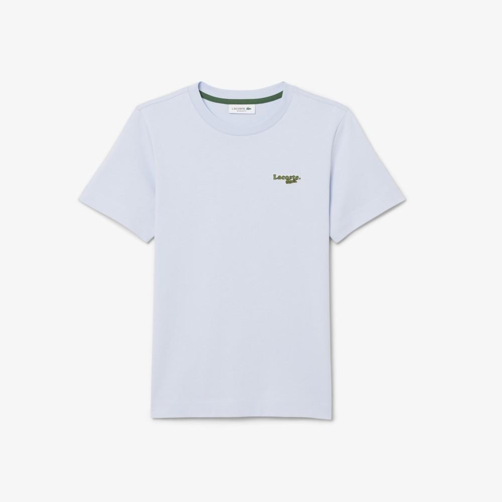 Lacoste Women's Soft Branding Short Sleeve T-Shirt TF5058-56GJ2G