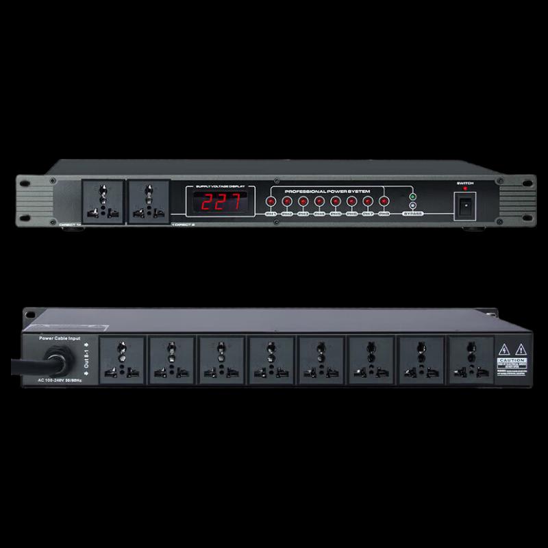 Huido Professional 8-Channel Power Sequencer for Conference AV (CN Version)