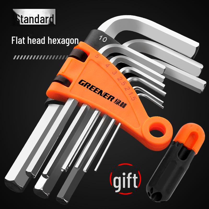 Green Forest Universal 6-Sided Hex Wrench and Screwdriver Set