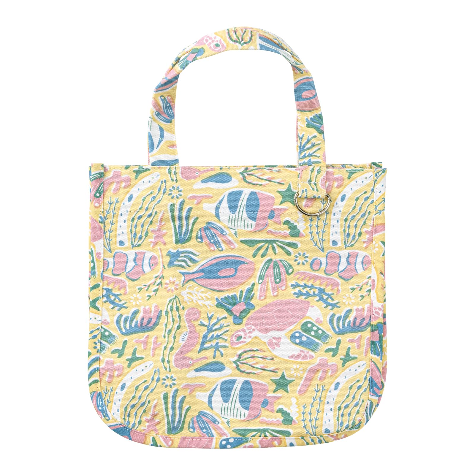 

Сумка-тоут с ластовицей Livheart, Аква Хюгге, КОРАЛЛОВЫЙ РИФ (приблизительно. Ш25 x Г14.5 x В23.5см), Стильная сумка для ланча с рисунком водных существ, 32707-42