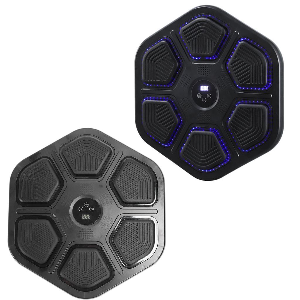 Music Boxing Machine Electronic Reactive Wall Punching Target Home Boxing Trainer Workout Equipment for Adults Kids