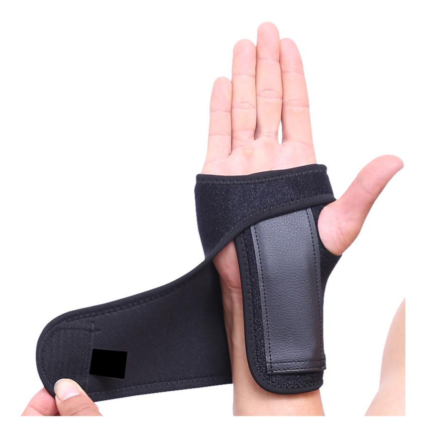 Cod Wrist Support Pain Relief Metal Wrist Brace Wrist Splint Adjustable Wrist Thumb Stabilizer Immobilizer Strap