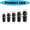 Aquarium Drain Line Connector Set for Pet Habitat Care, Screw-Lock Pipework Body with Seal Washers for Filter Line Work