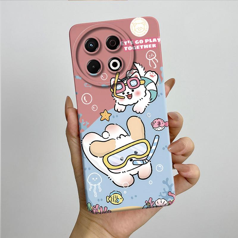 For Tecno Spark 30 Pro KL7 Phone Case 30Pro 4G Cover Soft Silicone Sweet Painted Shell Cartoon Funda Lovely Printed Casing Coque