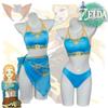 Legend Of Zelda Kingdom Tears Link's Cosplay Swimsuit Bikini For Halloween And Games