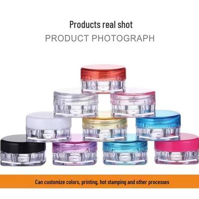 PS Materialbehälter: 3g Probe, 5g Creme, 10g Rund, 20g Lidschatten, Dose für losen Puder