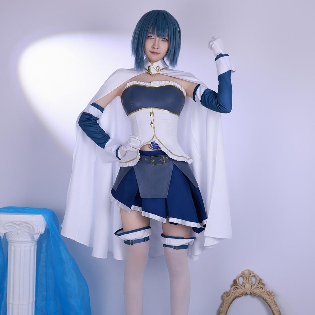 Madoka Magica Cosplay Costume With Polyester Fabric For Anime Role Play