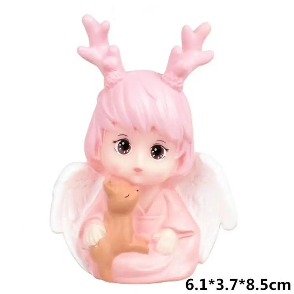 Event & Party PVC Anime Figure Cake Topper DIY Barking Angel Cake Topper Girl Cake Decorating Supplies Cake Decorate Home