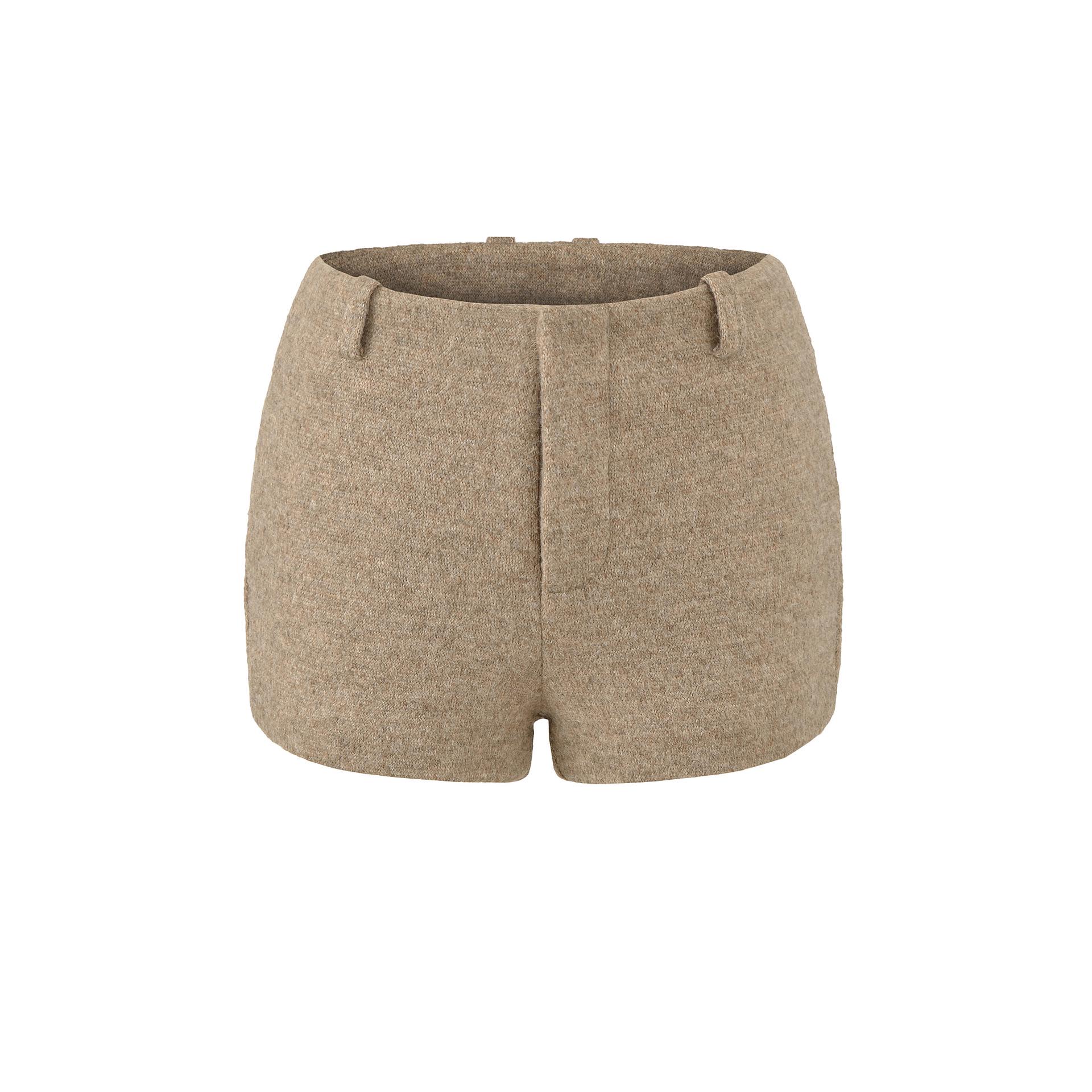 

2026 New American Spicy Girl A-line Bodycon Hot Pants: Thickened, Stretchy, Figure-Flattering, Three-Quarter Length, Slimming Shorts Medium хаки