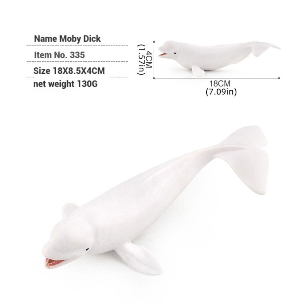 Sperm Whale Marine Animal Model Simulation Sea Life Figure Creative Whale Figurines Kids Toy