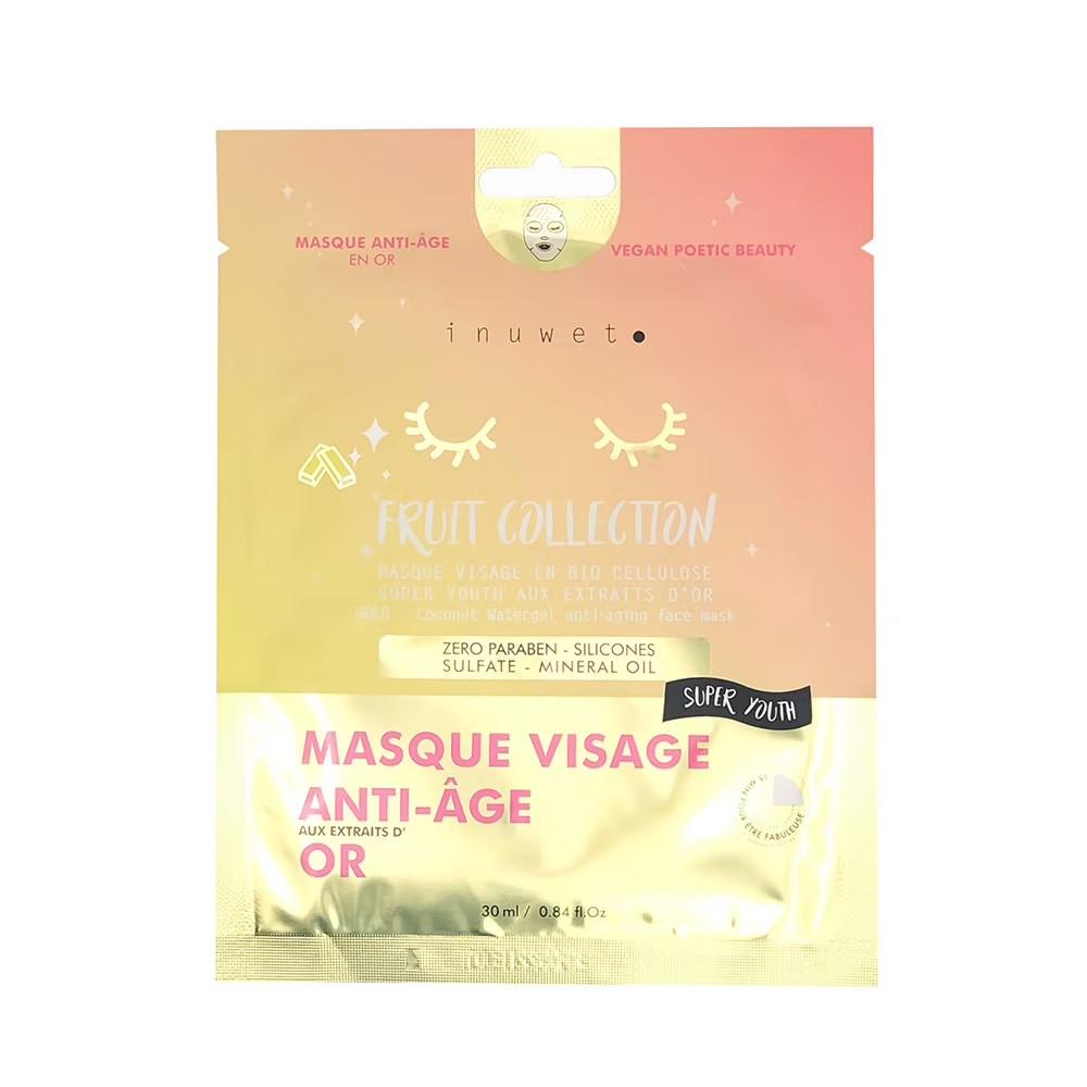

Фруктовая маска для лица Inuwet Anti Aging Gold Extracts