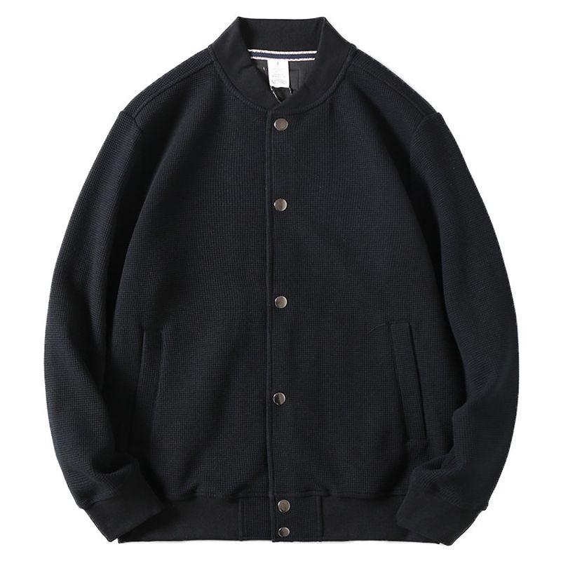 Tail Goods Spring and Autumn Heavy Waffle Loose Handsome Top