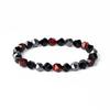 Facted Obsidian Hematite Tiger Eye Bracelets for Magnetic Health Protection Soul Jewelry Nature Stone Beads Bracelet Men Pulsera