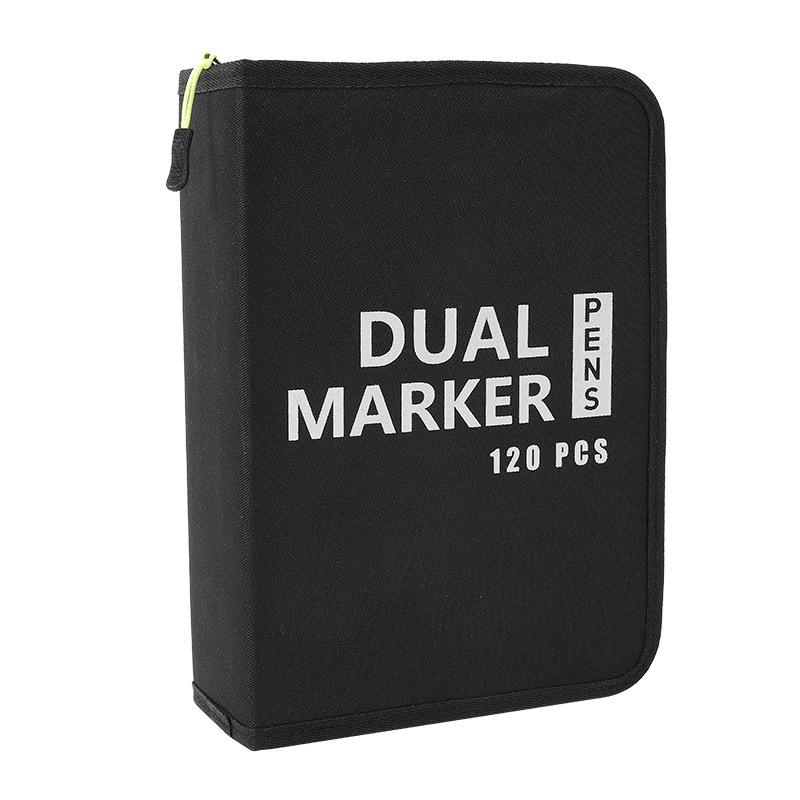 Double-Headed Watercolor Pen Set - 120, 72, 60 Colors with Soft Brush Tips for Children's Art and Painting Supplies